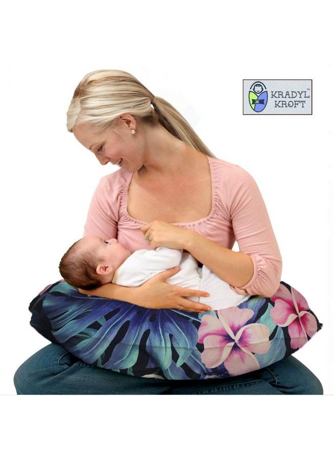 Kradyl Kroft 5In1 Baby Feeding Pillow Pink With Detachable Cover Nova(Kk5In1207) - Image 3