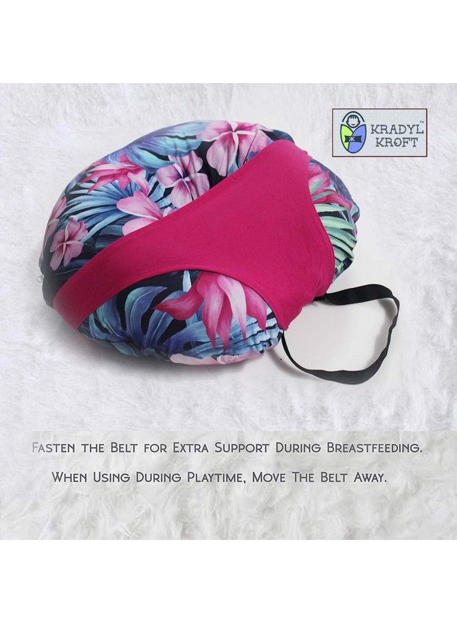 Kradyl Kroft 5In1 Baby Feeding Pillow Pink With Detachable Cover Nova(Kk5In1207) - Image 5