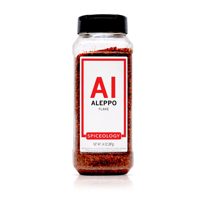 Spiceology Aleppo Pepper Flakes Dried Ground Aleppo Pepper Chiles Bulk Spices and Seasonings 14 oz