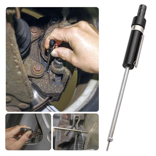 Caoeal Brake Pad Measuring Tool, Brake Pad Thickness Gauge with Scale Brake Pad Gauge Brake Pad Tester for Internal External Brake Pads Measuring - Image 2
