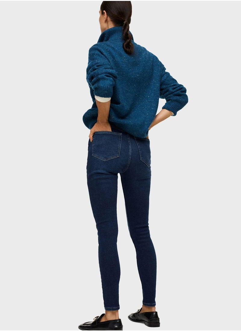 MANGO - High Waist Skinny Jeans - Image 1