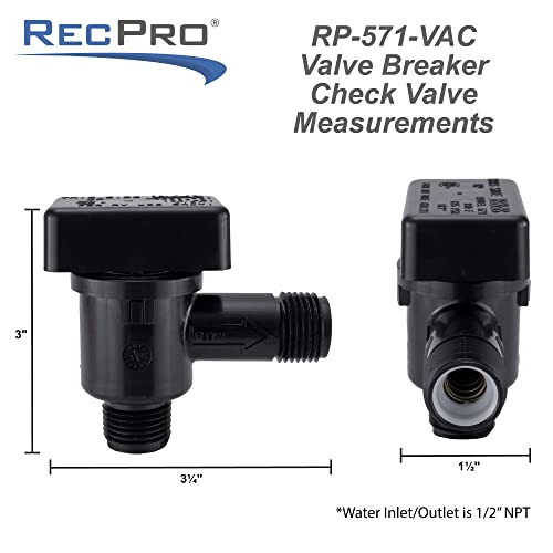 RecPro RV Vacuum Breaker Check Valve | Protect Fresh Water From Pollutants 571-VAC-CHK-A | Made in America - Image 4