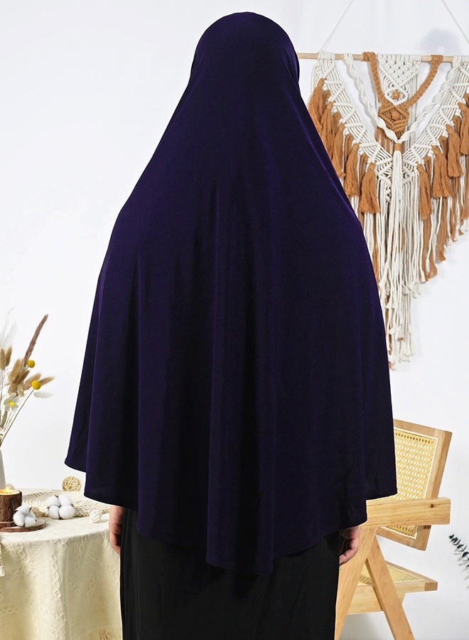 DUNISO Women Muslim Heardscarf Shawl Pullover Extra Long Prayer Hijab Muslimah one Piece Chadors Arabia Body Cover Turban Islamic Middle East Full Cover Clothing - Image 3