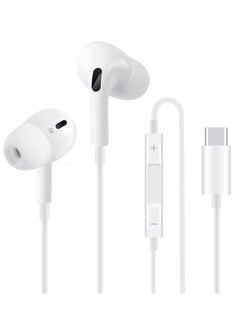 USB C Headphone, Type C Earbuds Wired Earphones with Microphone and Volume Control,in-Ear Earbud Noise Isolating for Google Pixel Oneplus Samsung Galaxy iPad Pro