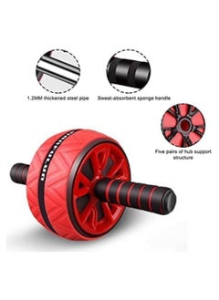 Generic Ab Wheel Roller with Knee Pad | Sturdy Wheel for Core Workouts in The Gym or at Home  - Image 1