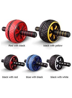Generic Ab Wheel Roller with Knee Pad | Sturdy Wheel for Core Workouts in The Gym or at Home  - Image 3