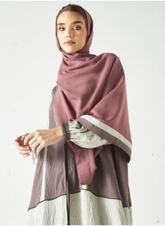 هدية المدينة  HM - عباية بلونين مع الحجاب  - Image 2