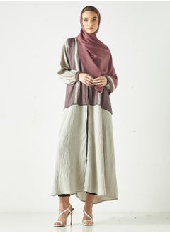 هدية المدينة  HM - عباية بلونين مع الحجاب  - Image 5