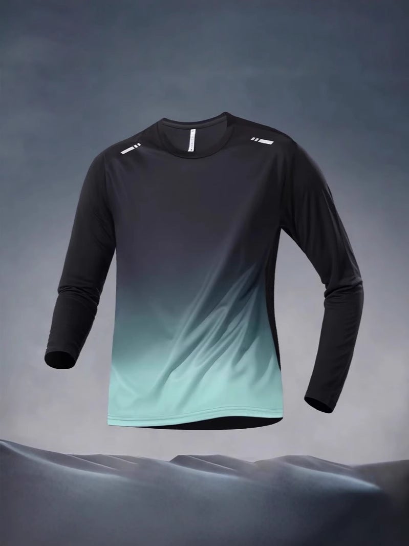 Quick-Drying Clothes Men'S Long-Sleeved T-Shirt Sports Running Fitness Training Outdoor Mountaineering Warm - Image 3