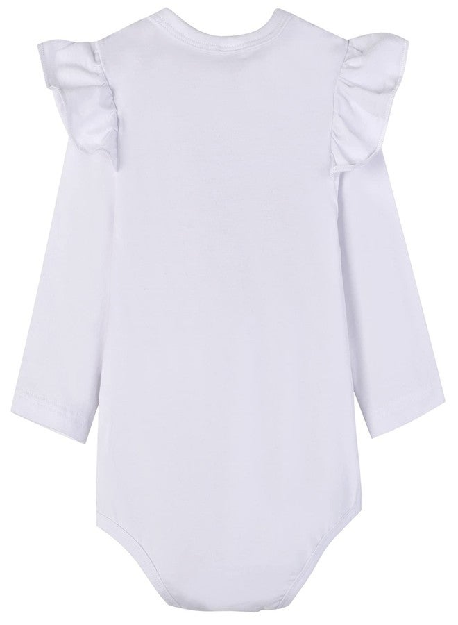 Zusnxaxe Baby Girls 1st Birthday Bodysuit, My First Birthday OnePiece Playsuit (6-12Months, Long) - Image 2