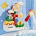 SOCBTNSO FlowFun Bath Toy Set Electric Shower with 360 Rotate Rocket Whistle Cute Car Toy Little Yacht Interactive Water Play Kit for Toddlers 18 Months - Image 2