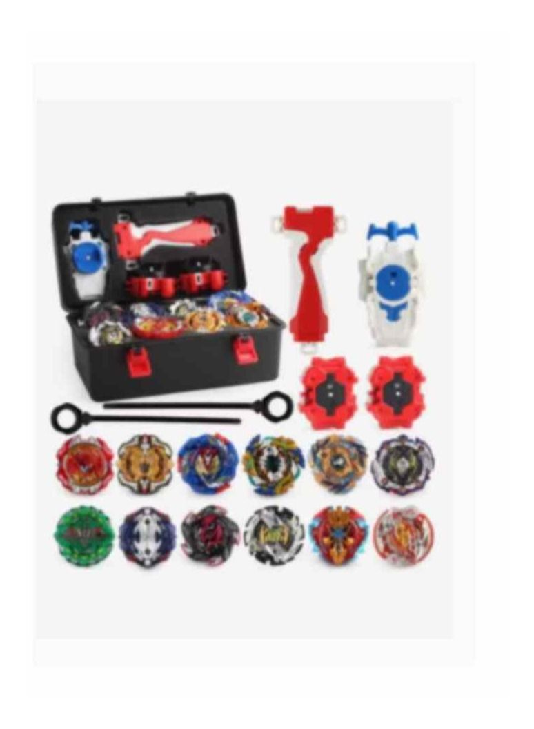 Beyblade Gold Burst Set Spinning With Grip Launcher - Image 2