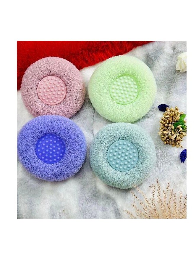 Loofah Loofah 2*1 Loofah For Massage With Handle And Attached To Suction1pcs  - Image 2