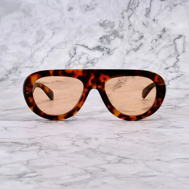 Explicit Poets EXPLICIT POETS 27EP6-LENNY TORTOISE-PEACH SUNGLASSES