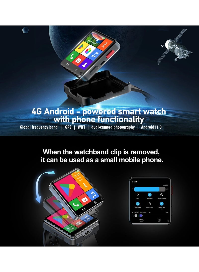 S998 4G Sim Card Android 11.0 Smart Watch WIFI 2.64 inch 128G Dual Camera 2MP+8MP MTK6761 GPS 1200mAh Smartwatch - Image 2