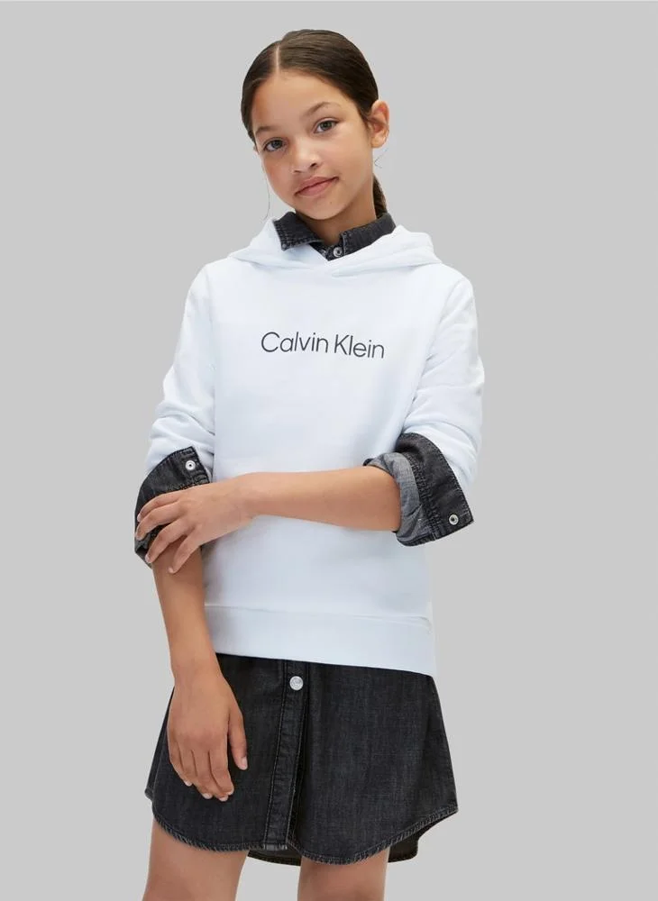 Calvin Klein Jeans Logo Terry Hoody