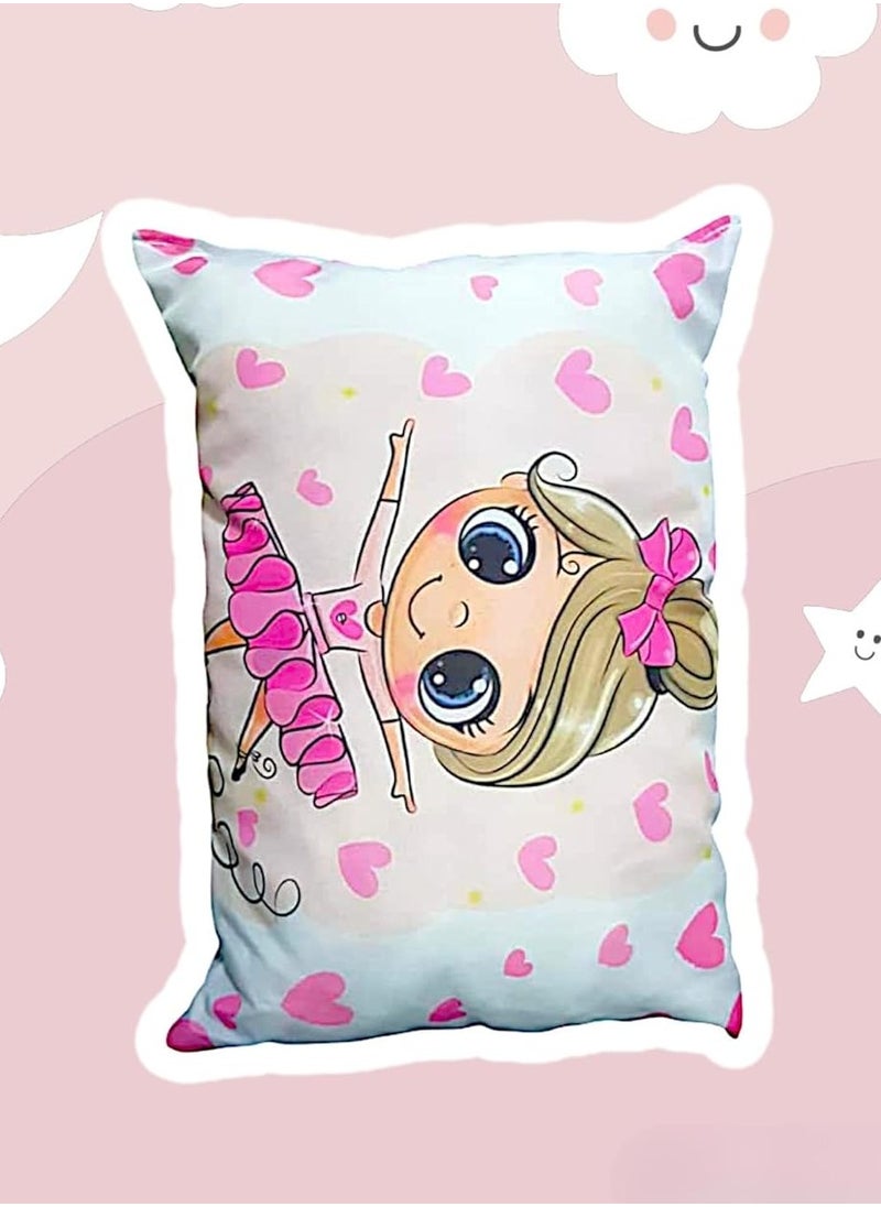 Generic Soft and comfortable baby crib pillow with aesthetic designs to stimulate imagination and peaceful sleep.  - Image 3