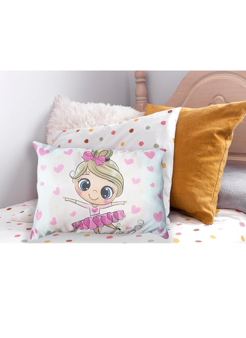 Generic Soft and comfortable baby crib pillow with aesthetic designs to stimulate imagination and peaceful sleep.  - Image 1