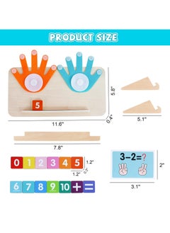 Finger Number Math Toy, Finger Counting Math Toys, Montessori Math Counting Toys for Toddlers, Number Blocks Toys for 36+ Months Girls Boys Gift, Montessori Toy for Toddler - pzsku/ZA102C31D93DC22093B4DZ/45/_/1739092256/0eb0c91c-14a7-48f6-be13-e0cd7a8c8655