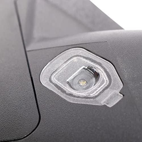 TRQ Passenger Side Heated Power Mirror Smooth Black with Puddle Light Compatible with 2013-2014 Ford Mustang FO1321453 - Image 5