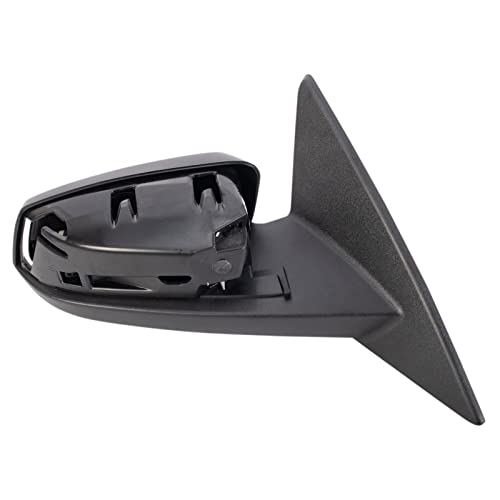 TRQ Passenger Side Heated Power Mirror Smooth Black with Puddle Light Compatible with 2013-2014 Ford Mustang FO1321453 - Image 3