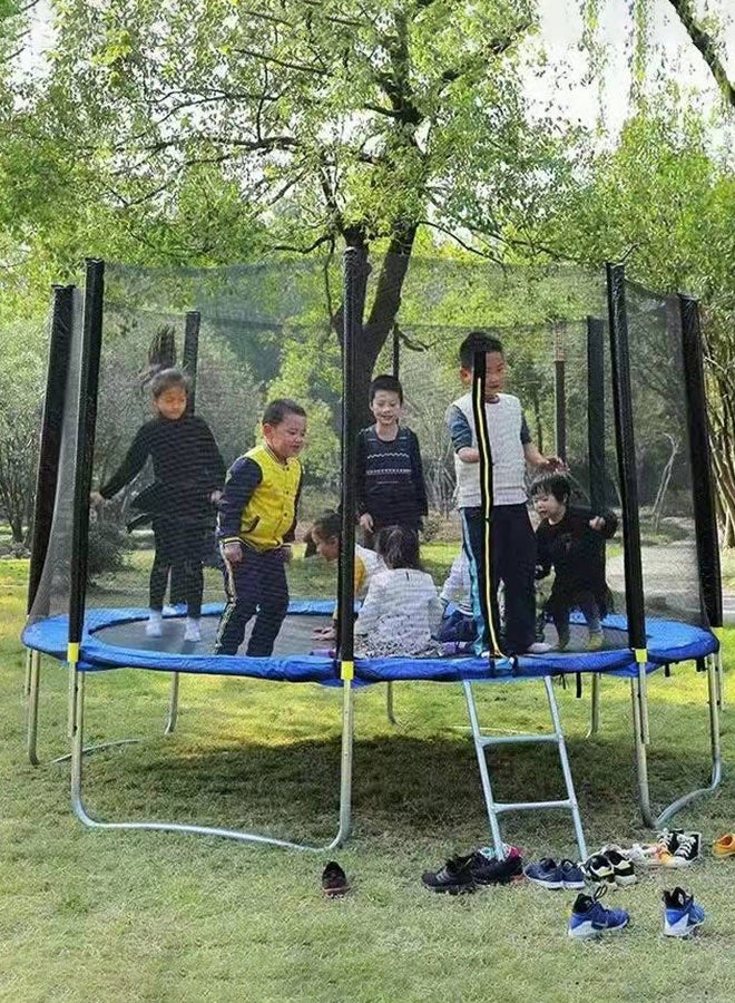 JSAITOYS 14FT Big Round Bounce Long Pole Trampoline With PP PVC Safe Soft Protective Net - Image 3