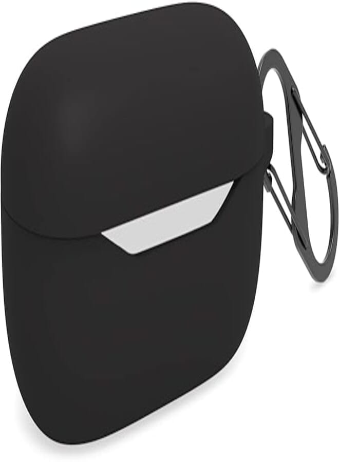 LEETOYI Leetoyi Silicone Case Compatible for Huawei FreeBuds SE, Protective for Headphones with Keychain Hook (Black) 