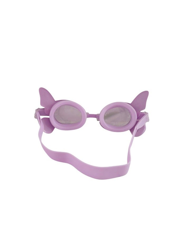 Yellow Bee Unique 3D Butterfly Wings Swimming Goggles with Colorful Accents for Girls- Purple - Image 5