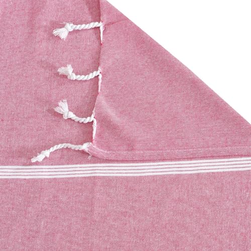 Värde Handmade Double Bedsheet 210 TC | Without Pillow Cover | Handloom Cotton Bedsheets for Double Bed | Double Bedsheet for Summer (Size 90X100 Inches, 7.5 x 8.3 Feet (Cavern Pink, King Size) - Image 5