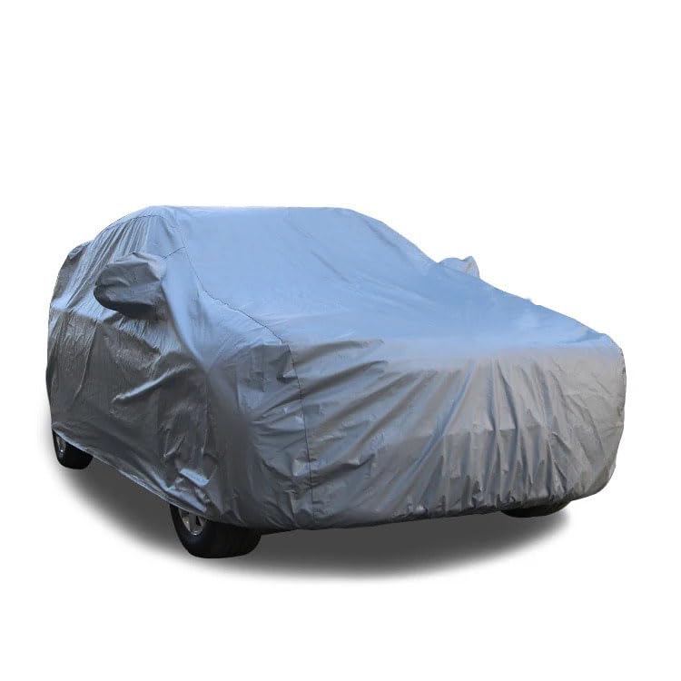 PROTEGO All Weather Protection Car Cover for Honda City 2017-2019 | Anti Dust, 100% Waterproof, Durable Cover - Triple Stitched Elastic Grip with Mirror Pocket |(Grey) - Image 1