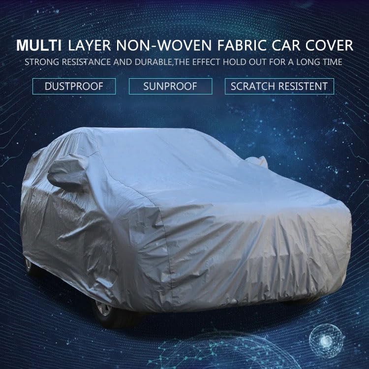 PROTEGO All Weather Protection Car Cover for Honda City 2017-2019 | Anti Dust, 100% Waterproof, Durable Cover - Triple Stitched Elastic Grip with Mirror Pocket |(Grey) - Image 4