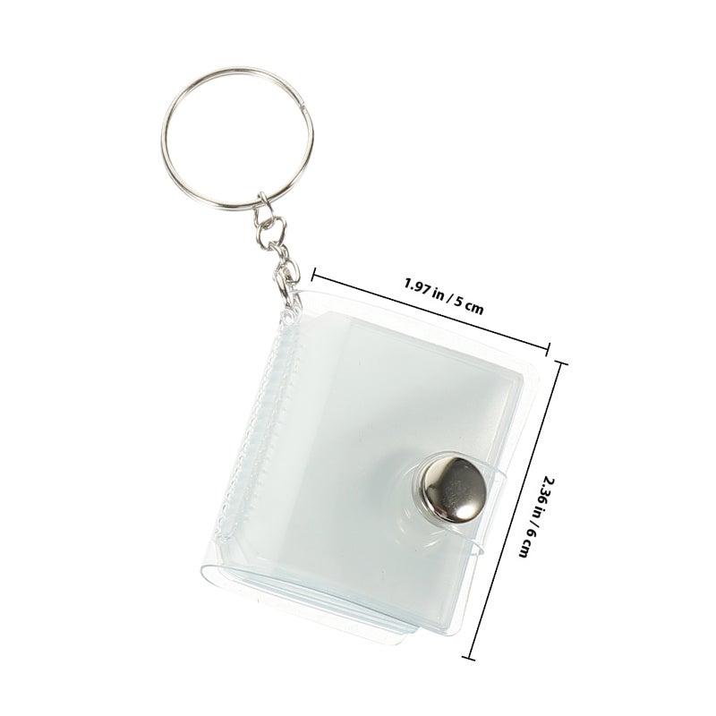5pcs Keychain Photo Keychain Keyring Key Holder Photo Holder Key Chain - Image 2
