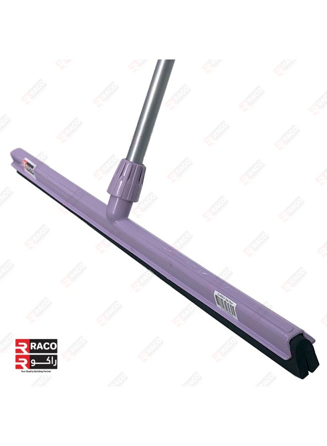 راكو ممسحة أرضيات كبيرة 75 سم بمقبض معدني، ممسحة أرضيات بلاستيكية متينة للاستخدام المنزلي والمطبخ والحمام والجراج والاستخدام التجاري - إزالة الماء والغبار صنع في تايوان - Image 3
