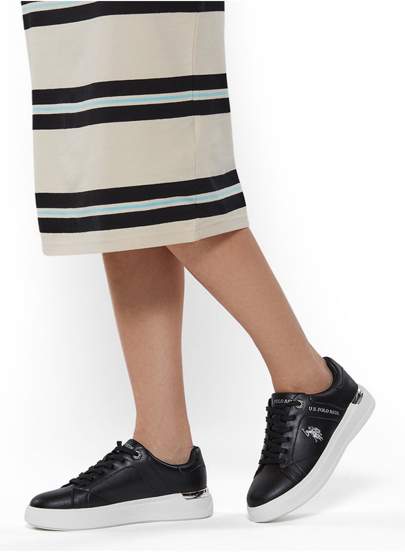 U.S. Polo Assn. - Women's Black Low-Top Exclusive Lightweight Sneakers – Unmatched Comfort, All-Day Wear, Confidence in Every Step - Image 1