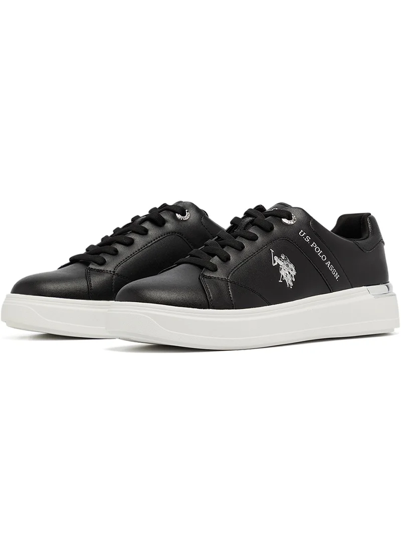 يو اس بولو اسن Women's Black Low-Top Exclusive Lightweight Sneakers – Unmatched Comfort, All-Day Wear, Confidence in Every Step