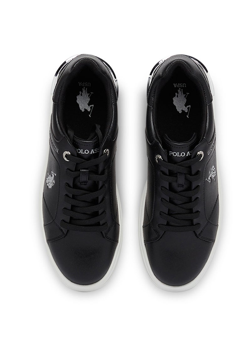 U.S. Polo Assn. - Women's Black Low-Top Exclusive Lightweight Sneakers – Unmatched Comfort, All-Day Wear, Confidence in Every Step - Image 1