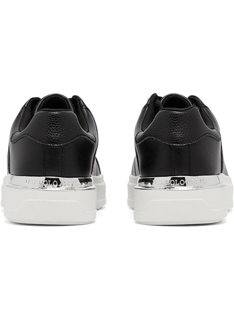 U.S. Polo Assn. Women's Black Low-Top Exclusive Lightweight Sneakers – Unmatched Comfort, All-Day Wear, Confidence in Every Step