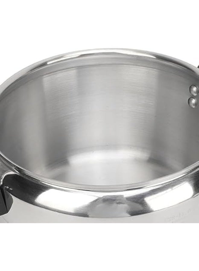 High-quality 11-liter aluminum pressure cooker with a premium mirror finish – energy-efficient fast-cooking pot – advanced safety valve and locking system. - Image 2