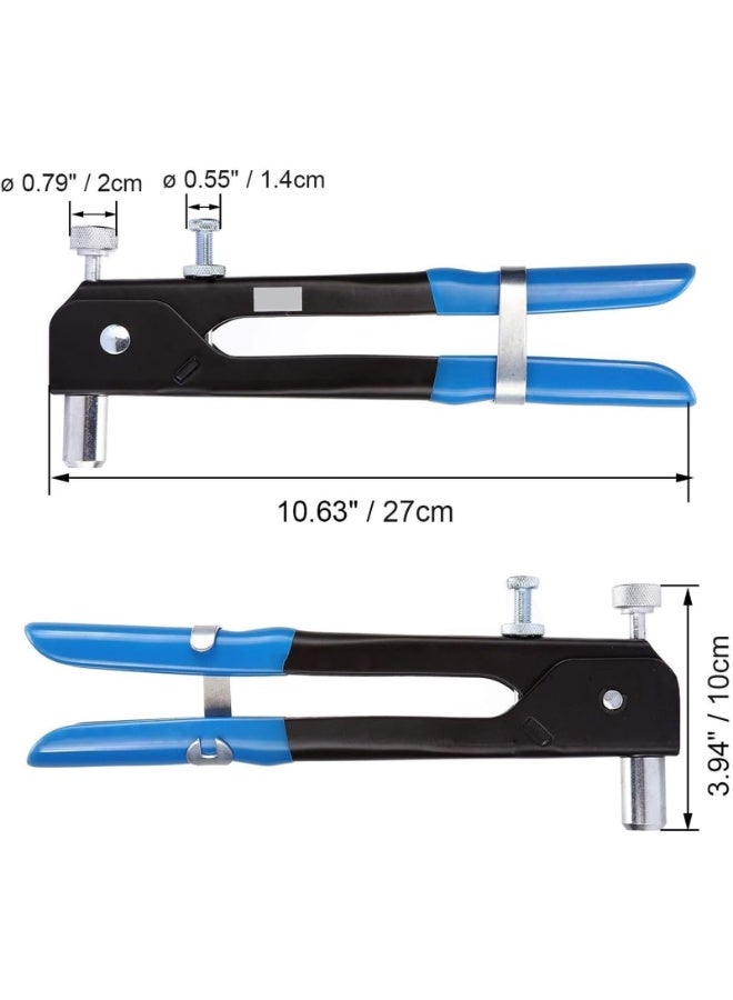 86pcs Rivet Nut Tool Kit Set Blind Rivet Nut Hand Riveter Wrench Threaded Insert Rivnut Nutsert M3/M4/M5/M6/M8 - Image 2