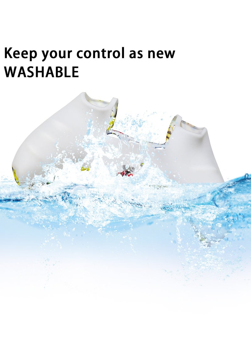 Silicone Shell Accessories For Sony 5 PS5 Wireless Controller Handles With  Ergonomic Soft Ultra-Thin Silicone Protective Cover Gamepad Casefor Playstation 5 DualSense Wireless Controller - Image 3