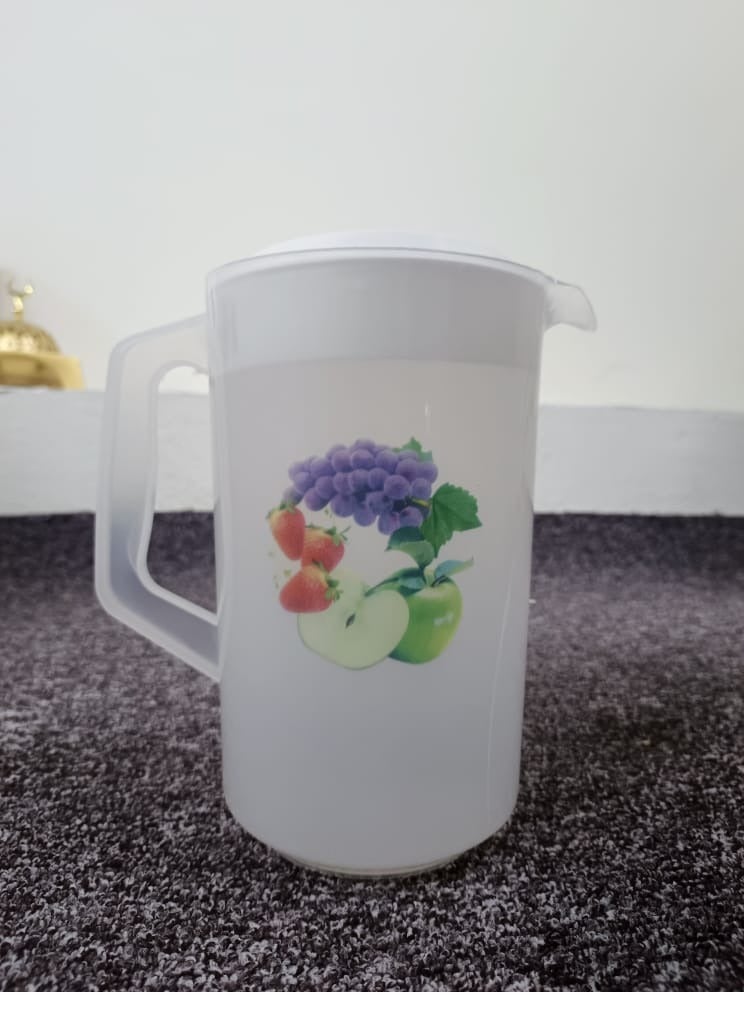 2L plastic juice jug with a leak-proof lid  - Image 1