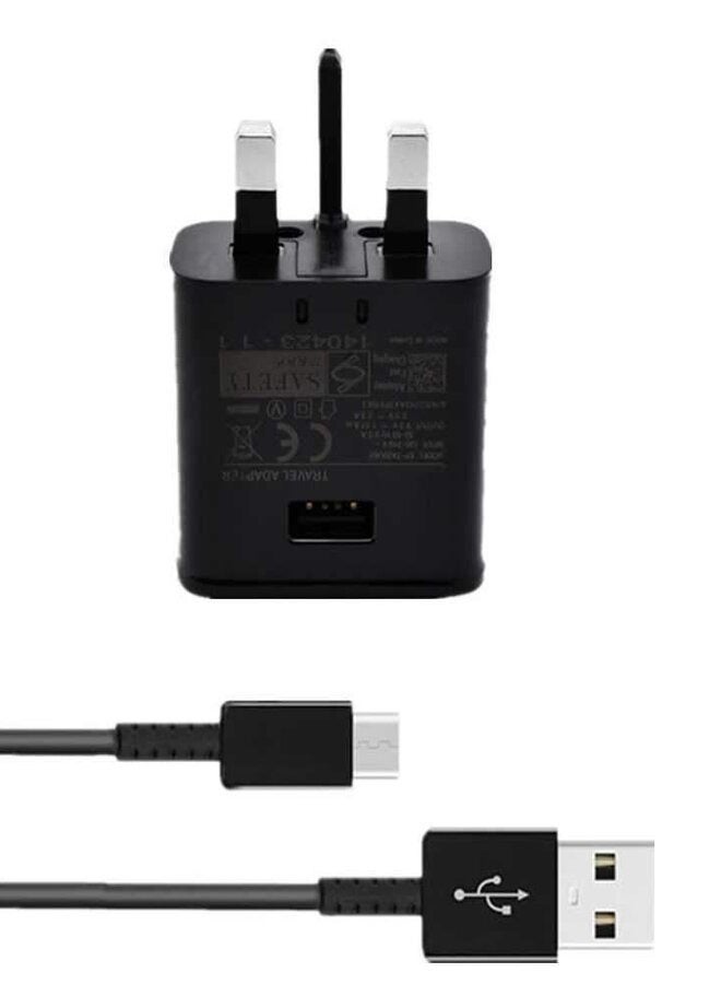 General Fast Charging Travel Adapter With Type-C Cable Black  - Image 1