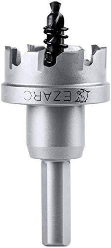 EZARC Carbide Hole Saw Heavy Duty, Hole Cutter for Stainless Steel, Sheet Metal 1-5/8" 41mm - Image 1