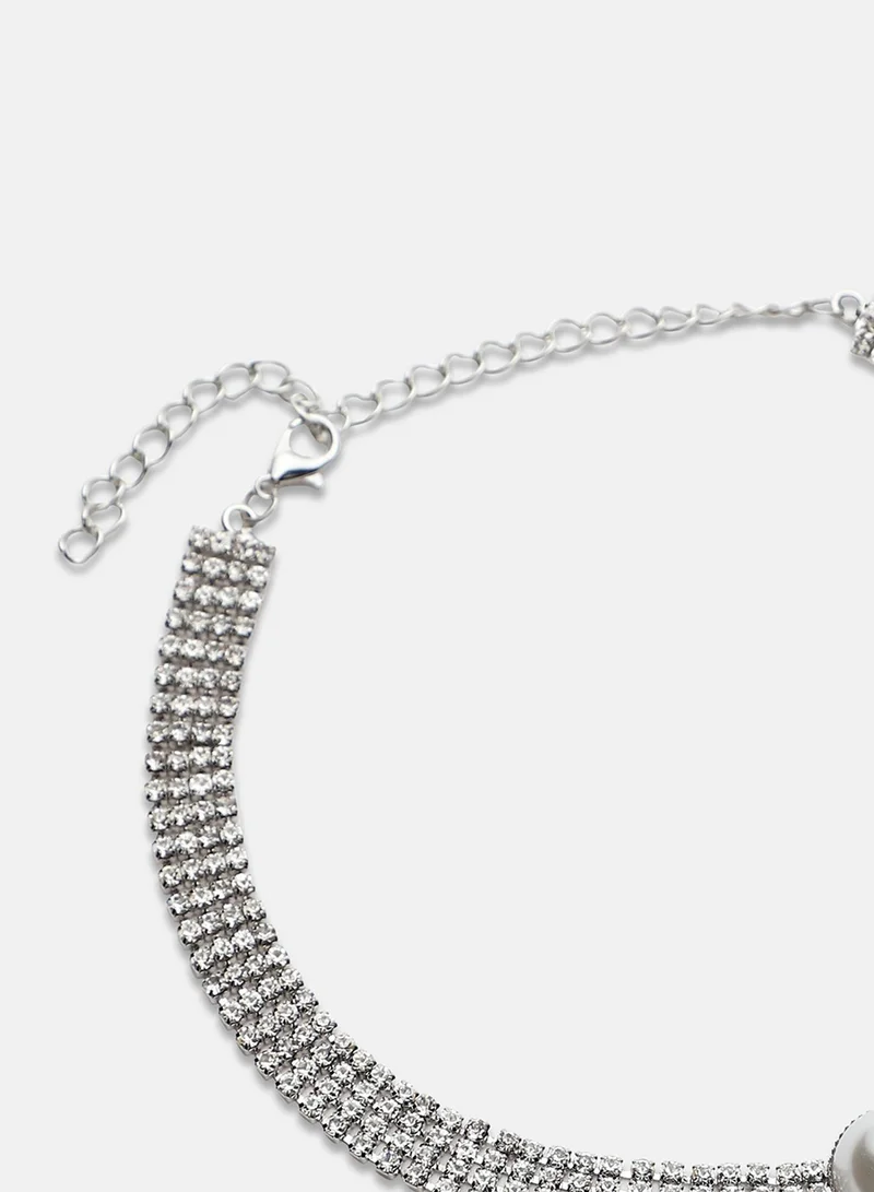 SOHI Bling Choker Artificial Necklace Jewellery