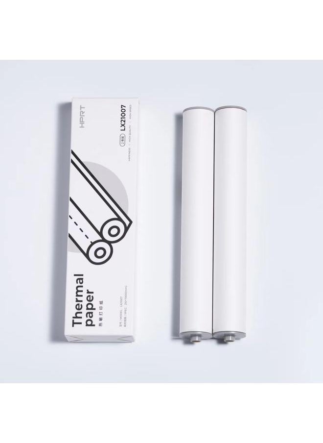 Thoraya HPRT MT810 2PCS A4 Thermal Paper Roll for MT810 Thermal Printer BPA-free 10 Image Long-lasting Perfect for Photo Picture Receipt Memo PDF File Webpage Printing Instant Photo  - Image 4
