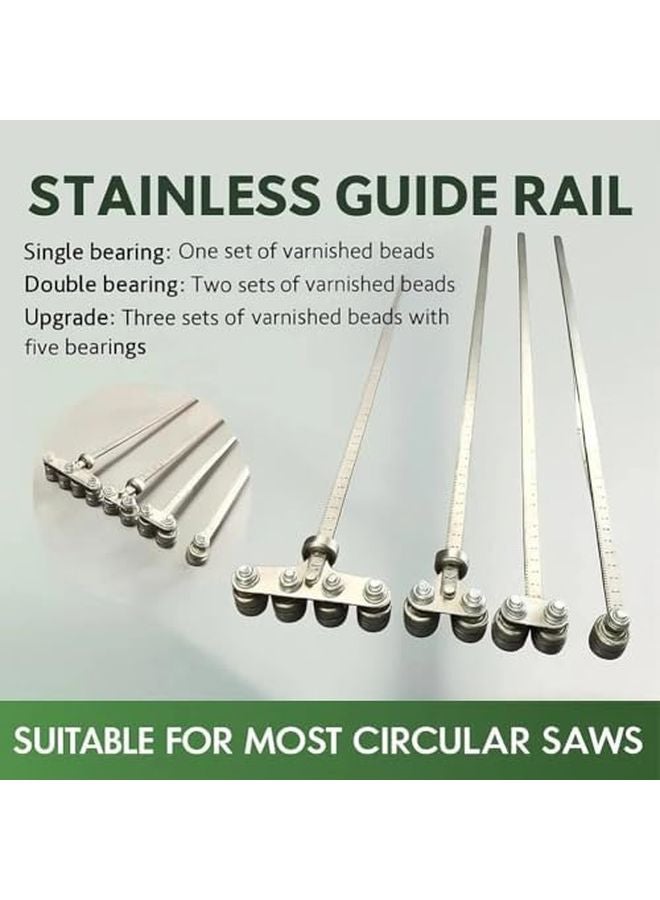 60cm Circular Saw Guide Steel Cutting Positioning Caliper for Wood - Image 4