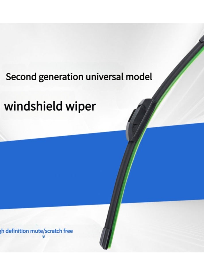 Single-piece Silent and High-quality U-shaped Interface Windshield Wiper Blade Universal for Multiple Vehicle Models, Anti-scratch Wiper Blade 26 Inches - 650 Millimeters - Image 5