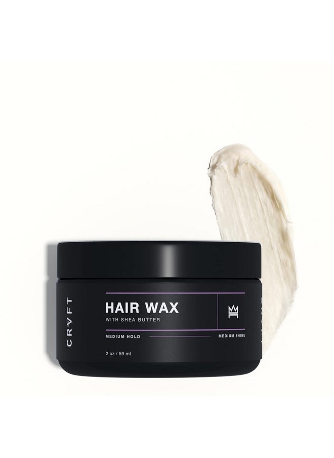 Hair Craft Co. Crvft Hair Wax 2Oz ; Medium Hold/Medium Shine ; Control Frizz & Catch Flyaways ; Ideal For Medium To Long Hair ; Reworkable Defining Styler [Heavy] ; Made In The Usa ; Paraben & Sulfate Free [Scented]  - Image 1
