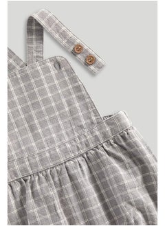 mothercare Checked Bibshorts and Bodysuit Set  - Image 3