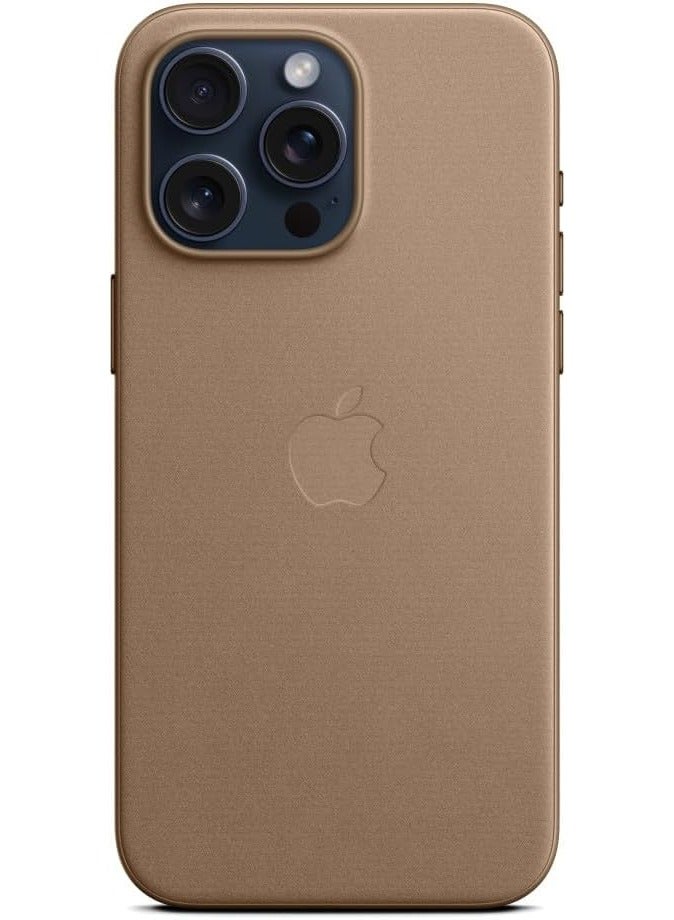 Techie Apple iPhone 15 Pro Max FineWoven Case with MagSafe - Taupe Brown  - Image 2